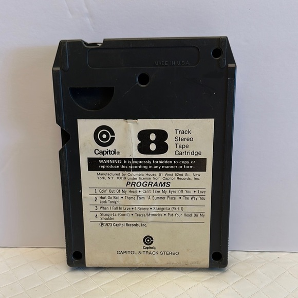 Vintage Lettermen Greatest Hits 8-Track Tape with Blue Label - Picture 3 of 7